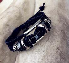 欧美黑色手链图片大全,黑色手链潮流盘点