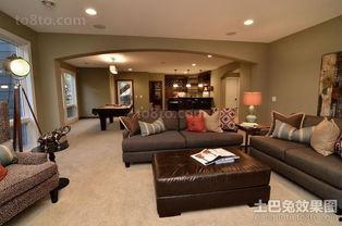 欧美简约风格室内图片